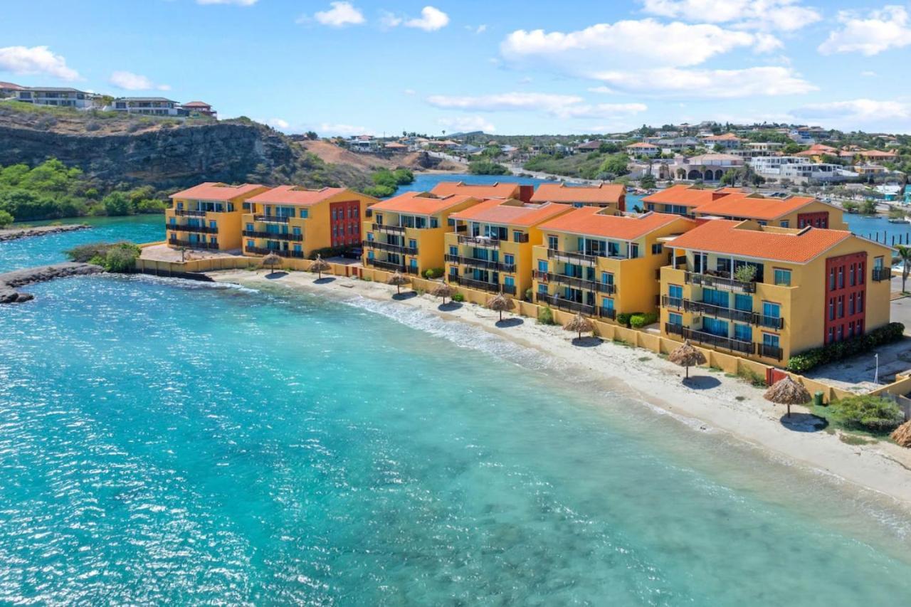 Mooi Appartement Met Adembenemend Uitzicht Op Zee Jan Thiel Bagian luar foto